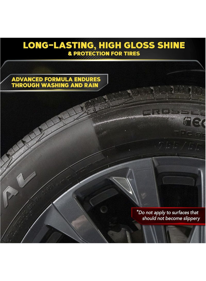 ميجواير جل إطارات ميجوايرز Gold Class Endurance G7516 سعة 16 أونصة – لمعان عالي وحماية طويلة الأمد من الأشعة فوق البنفسجية وبهتان الإطارات - Image 2