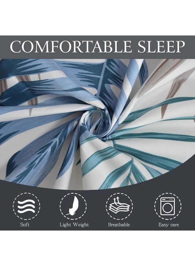 FRESH FROM LOOM Microfiber Double Bed Bedsheet For King Size Bed|Floral Design Bed Spread With 2 Pillow Covers|Wrinkle Free Hypo-Allergenic Bedsheets/Bedcover(90X95 Inches|Bbm White),144 TC - Image 2
