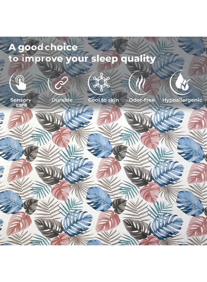 FRESH FROM LOOM Microfiber Double Bed Bedsheet For King Size Bed|Floral Design Bed Spread With 2 Pillow Covers|Wrinkle Free Hypo-Allergenic Bedsheets/Bedcover(90X95 Inches|Bbm White),144 TC - Image 3