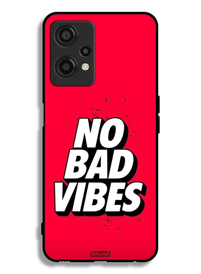 Tolwak OnePlus Nord CE 2 Lite 5G Protective Case Cover No Bad Vibes - Image 2