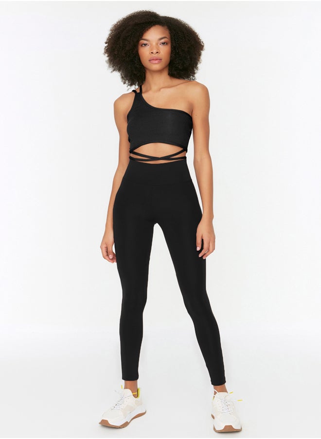 trendyol Sports Leggings - Black  - Image 3