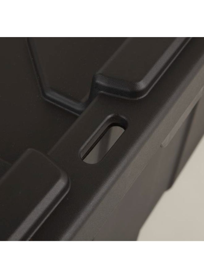 ستيريليت حاوية تخزين صناعية بإغلاق بمشبك أسود وأحمر 27 جالون 4386835 - Image 4