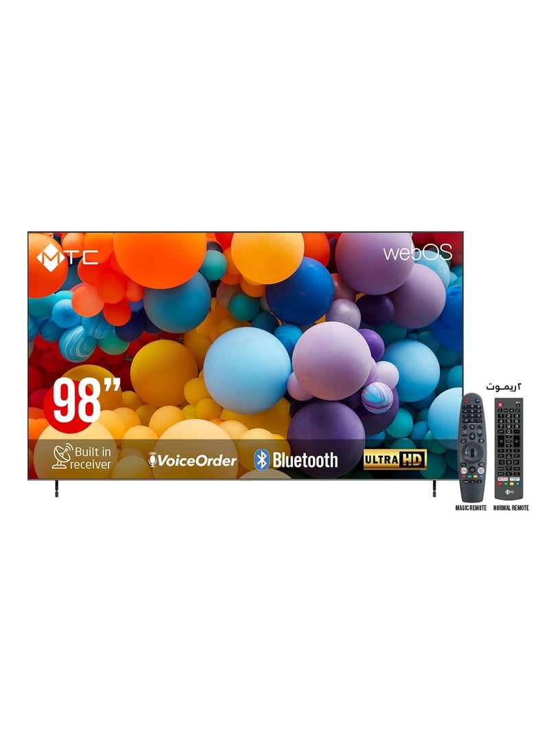 MTC 98-inch 4K UHD Smart QLED TV - QMT98UH600WOS - Image 1