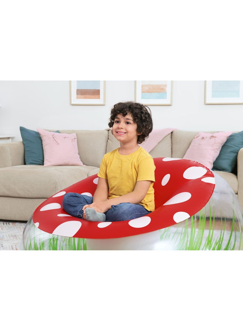 بست واي كرسي هواء Mighty Mushroom مقاس 75123 من Bestway® 44" x 44" x 26"/1.12 متر x 1.12 متر x 66 سم - Image 3