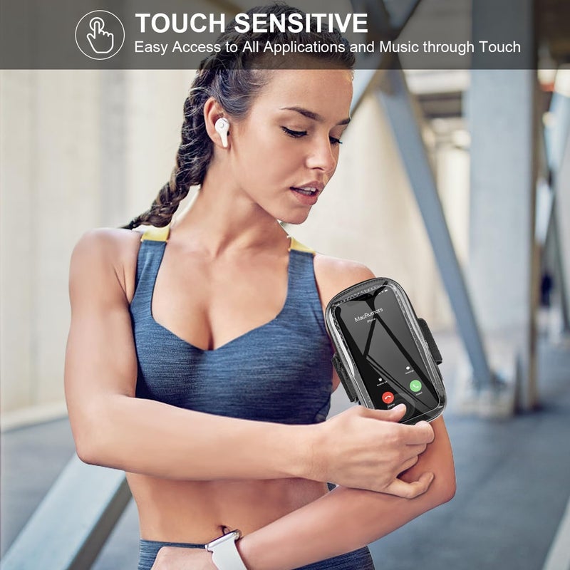 Excefore Running Armband, 6.9''Detachable Running Phone Armband For Iphone 16 15 14 Pro Max 12 Plus X Samsung Android Up, With Key Card Pocket For Exercise Walking Workout Fitness - Image 5