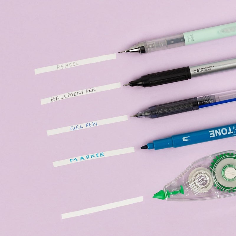 Tombow MONO MINI Correction Tape - 10 Pack, Instant Correction for Writing and Typing - Image 5