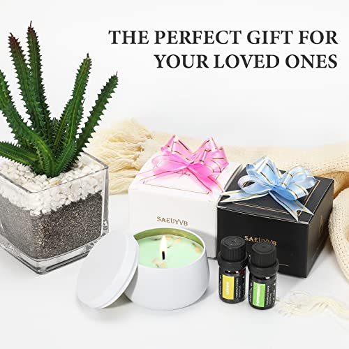 SAEUYVB Complete Candle Making Kit, Candle Making Kit for Adults with Hot Plate, DIY Starter Candle Making Supplies/Kit - Perfect as Home Decorations（White） - Image 5
