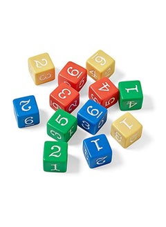 hand2mind Plastic 3/4Inch Color Number Dice (Set Of 12)  - Image 4