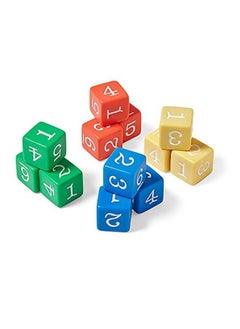 hand2mind Plastic 3/4Inch Color Number Dice (Set Of 12)  - Image 5