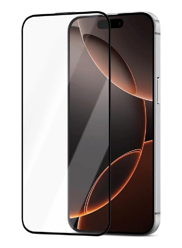 IPhone 16 Pro Max ESD Anti Static 9H Premium Tempered Glass Screen Protector With Black Frame - Image 1