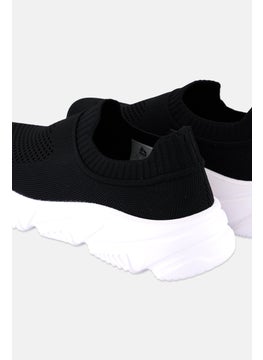 RBX Men Slip On Training Shoes, Black  - Image 2