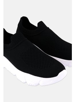 RBX Men Slip On Training Shoes, Black  - Image 3
