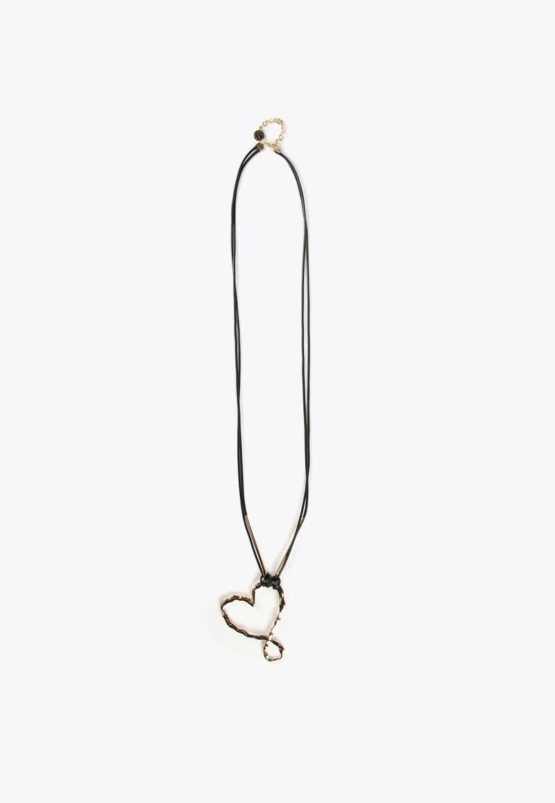 Lola Casademunt Long infinity heart necklace