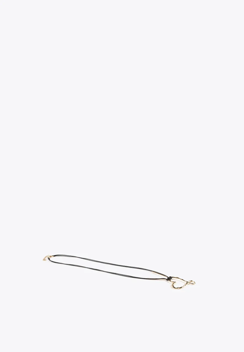 Lola Casademunt Long infinity heart necklace
