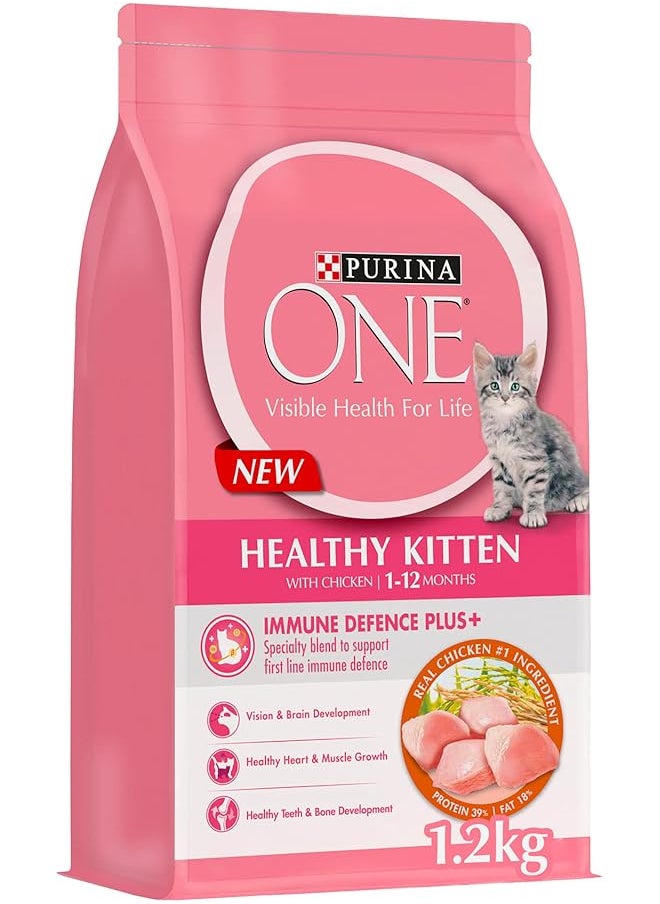 Purina ONE Active Kitten Chicken 1.2Kg  - Image 1