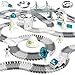 BEMITON Race Track Toy for Kids Best Birthday Gift for 3 4 5 6 7 Year Old Boys 290 PCS DIY Flexible Track Playset Creative Building Toys - Image 2