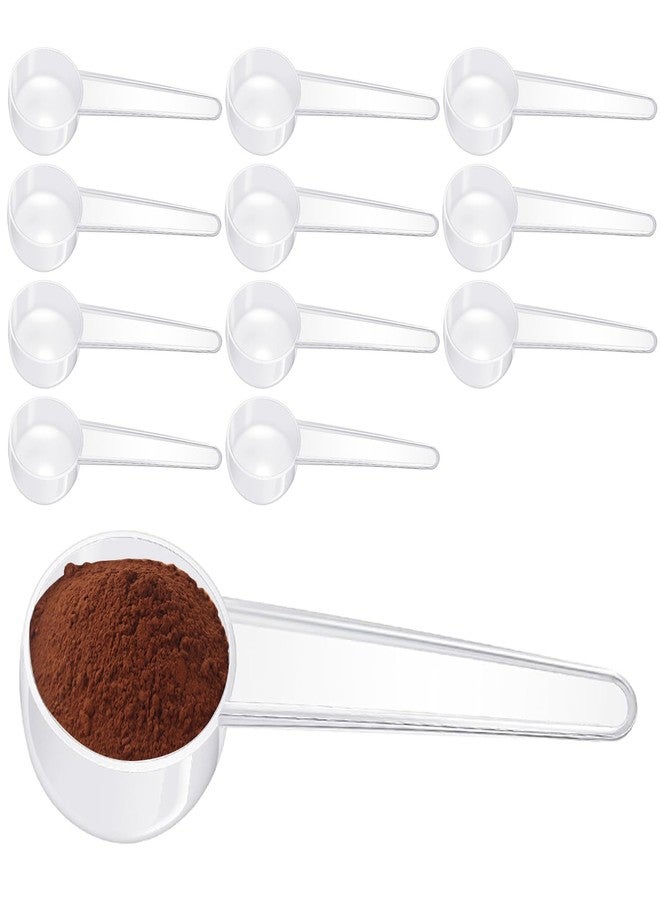 Tamnjvrr 12 Pack Plastic Measuring Scoop, (15 cc | 1 tablespoon | 15 mL) Long Handle Coffee Scoops for Measuring Coffee Tea Milk Spices Protein Pet Food (12) - Image 1