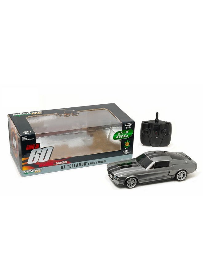 GreenLight - Gone In Sixty S (2000) - 1967 Ford Mustang Eleanor 2.4 Ghz Remote Control (1:18 Scale) Vehicle - Image 1