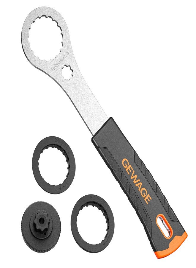 GEWAGE Bicycle Bottom Bracket Tool - Bottom Bracket Removal Install Tool Compatible with Shimano Hollowtech II/BB9000, BBR60,12X46MM - BB Remover with Crank cap wrench (FIT HOLLOWTECHII) - Image 1