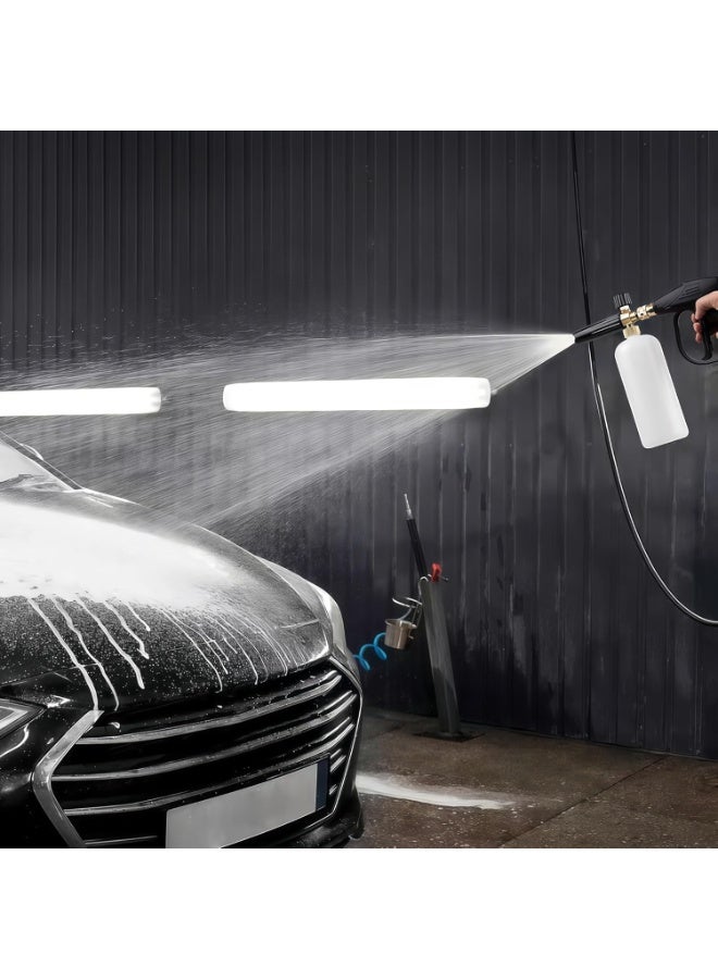 WALALLA High Pressure Cleaning Spray with 5 Power Washer Sprayer Nozzles & Foam Kit, Foam Dual Connector, Dual Purpose Switch Spray,Accessory for Car Washing,for Pressure Washer - Image 2