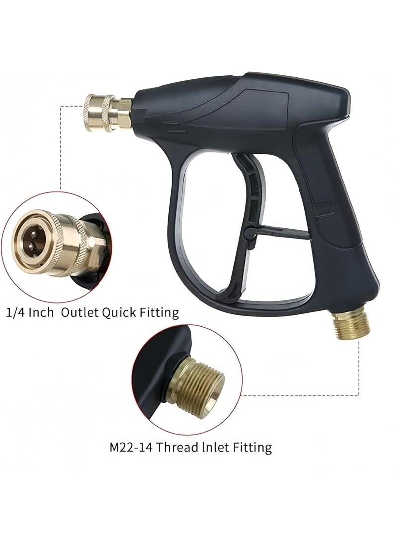 WALALLA High Pressure Cleaning Spray with 5 Power Washer Sprayer Nozzles & Foam Kit, Foam Dual Connector, Dual Purpose Switch Spray,Accessory for Car Washing,for Pressure Washer - Image 4
