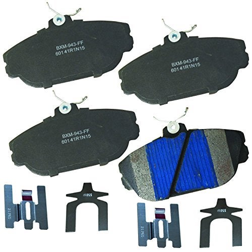 Bendix Premium SBM601 Semi-Metallic Front Brake Pads for Ford Sable 2000-1994, Taurus 2002-1994, Windstar 1998-1995, Lincoln Continental 1994-1993, Mercury Sable 2001-1994 - Image 1