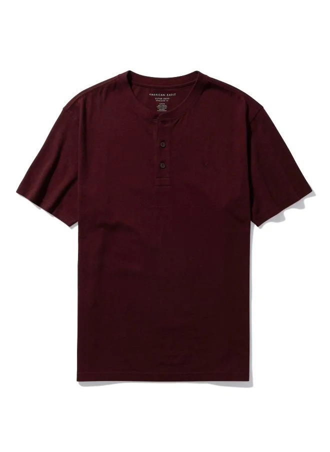 American Eagle Essential Henley T-shirt