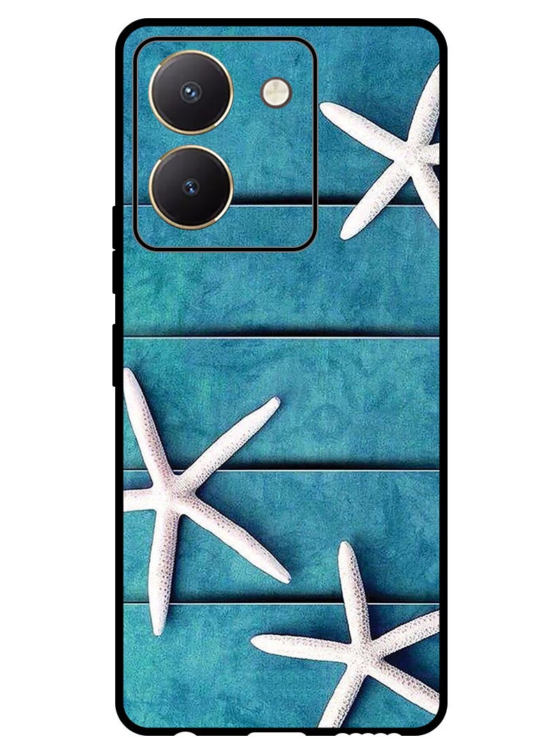 Theodor Protective Case Anti Scratch Shock Proof Bumper Cover For Vivo Y77t Star Fishes - Image 1