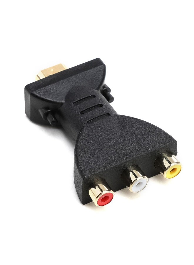 2 pcs HDMI to AV RGB RCA Converter, HDMI to 3 RGB Adapter, Component Connector 1080P High Definition Video Audio Adapter Digital Signal Converter for TV Laptop Xbox PS2 PS3 Camera DVD - Image 3