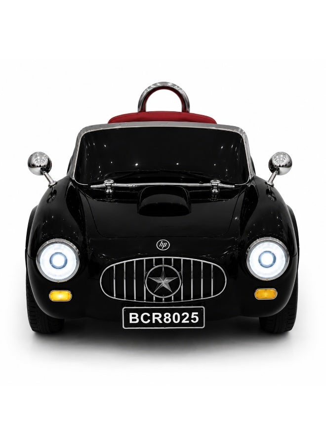 Kids Electric Ride On Car with 2.4G Remote Control, 12V Rechargeable Battery, LED Lights, Bluetooth, USB Music - Classic Luxury Design - Image 2