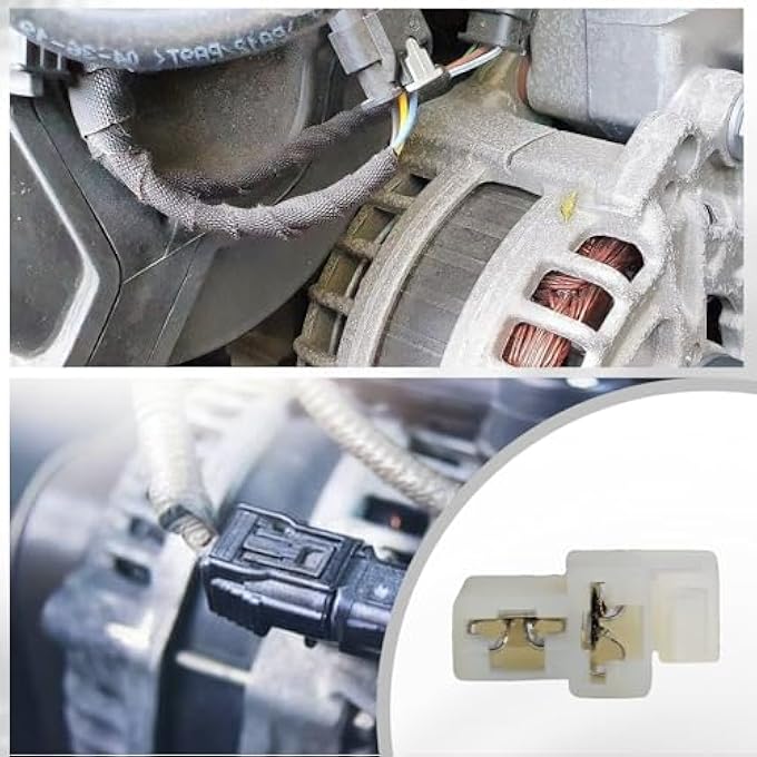 AUOSTMO Alternator Connector Pigtail Plug Repair Harness Compatible with Denso Nippondenso Kubota 2-Way DAC072 - Image 5