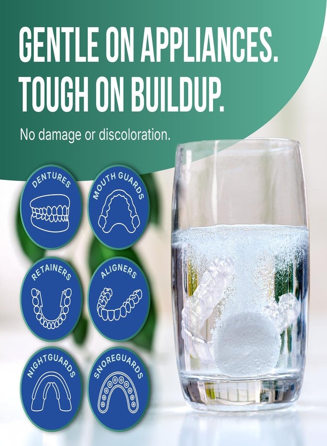 DENTTACH Retainer Cleaner Tablets, Cleaner, Retainer Cleanser and Defogger, Denture Cleaning Tablets, Deep Clean Retainers, Dentures, Aligners, Night Guard, 5 Month Supply - Image 4