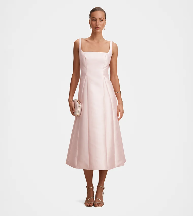 forever new Kayla Structured Satin Midi