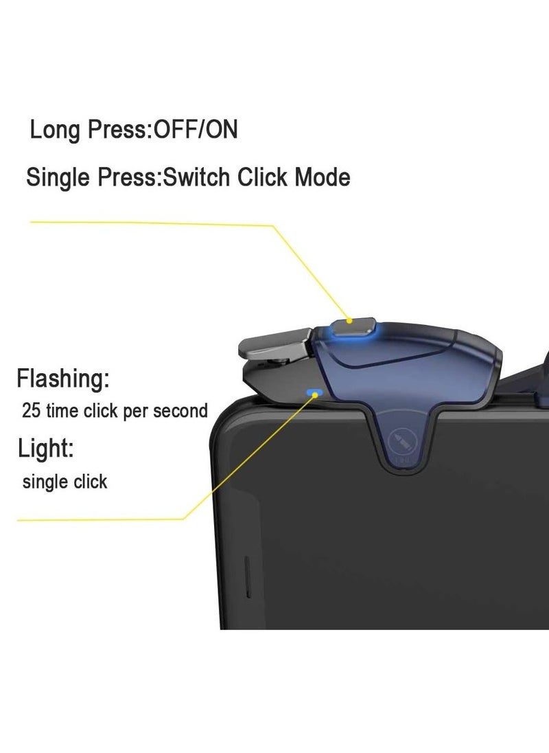 ELTRAZONE PUBG Mobile Controller – 25 Shots Per Second Gaming Controller for PUBG, Fortnite & COD | Mobile Gaming Joysticks & Grip for Android & iOS | Enhanced Precision & Speed for Mobile Gamers - Image 2