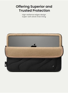 Tomtoc Terra-A27 360 Protective Puffy Laptop Sleeve for 14-inch MacBook Pro M4/M3/M2/M1 Pro/Max A3112 A3401 A3185 A2992 A2918 A2779 2024, 13.5/13.8-inch Surface Laptop 7(Copilot+ PC)/6/5/4/3 Eco-Friendly Laptop Sleeve  - Image 5