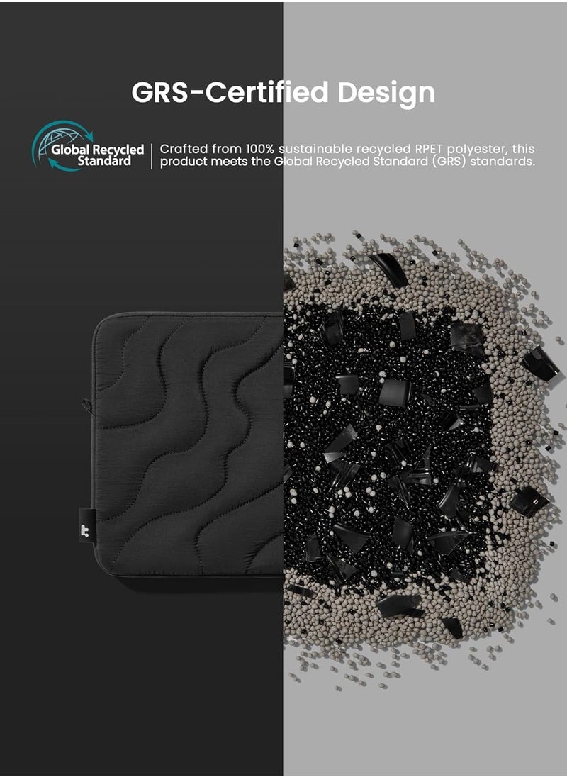 Tomtoc - Terra-A27 360 Protective Puffy Laptop Sleeve for 14-inch MacBook Pro M4/M3/M2/M1 Pro/Max A3112 A3401 A3185 A2992 A2918 A2779 2024, 13.5/13.8-inch Surface Laptop 7(Copilot+ PC)/6/5/4/3 Eco-Friendly Laptop Sleeve - Image 1