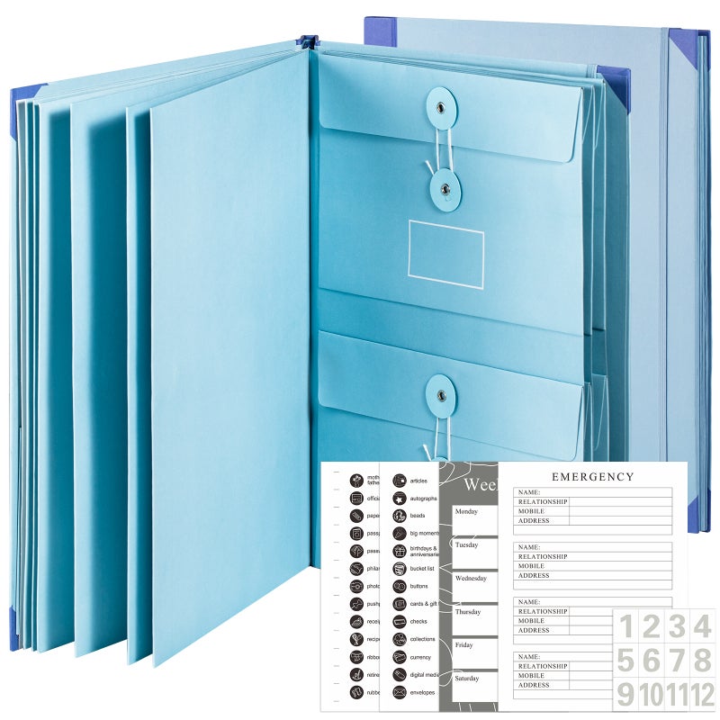 In Case I Go Missing Binder - Manila Pocket Folder, Accordion File, A4, Paper - Image 1
