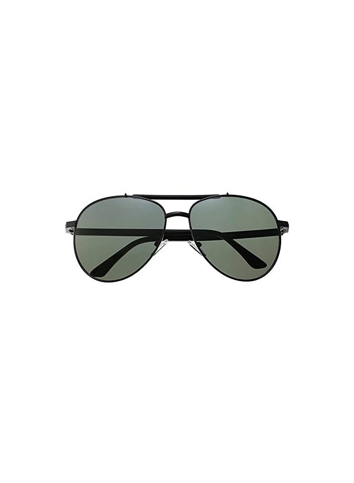 Radar Men's Grey Aviator Metal Polarized Sunglasses - Image 3