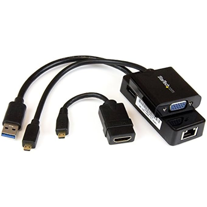 Startech.com .COM ACCESSORY KIT FOR LENOVO YOGA 3 PRO - MICRO HDMI TO VGA - MICRO HDMI TO HDMI - USB 3.0 GB LAN - 3-IN-1 CONNECTIVITY BUNDLE (LENYMCHDVUGK) - Image 1