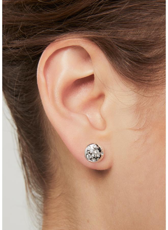 Karen Millen Crystal Sprinkle Stud Earrings - Image 5