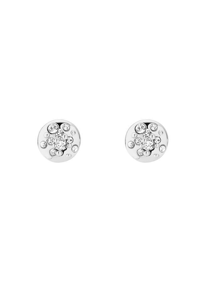 Karen Millen Crystal Sprinkle Stud Earrings - Image 1
