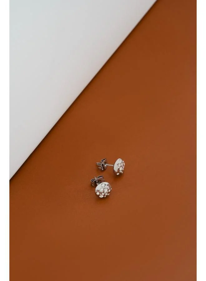 Karen Millen Crystal Sprinkle Stud Earrings