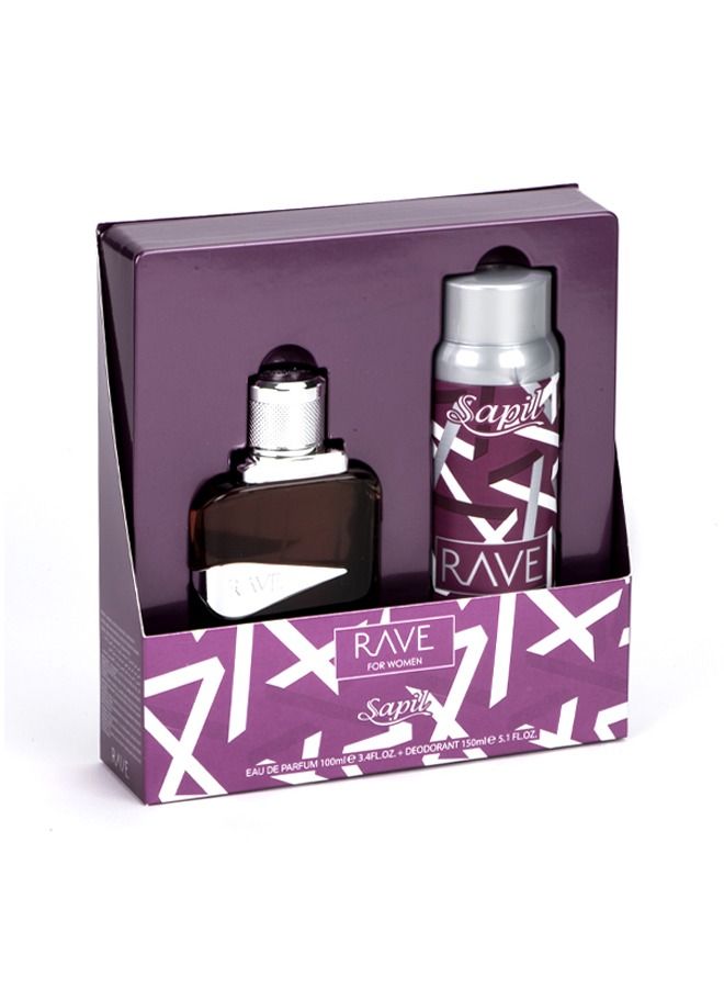 سابل رايف للنساء 100مل- عطر بخاخ / 150مل- مزيل عطر/ مجموعة هدايا - Image 1