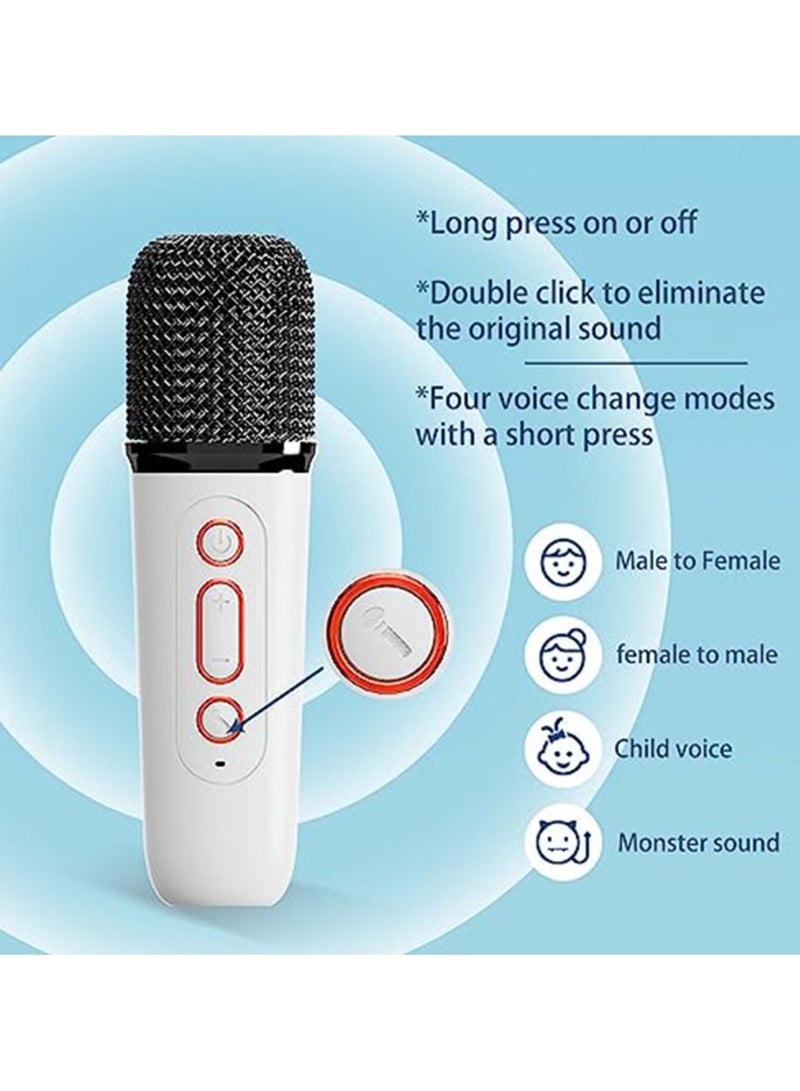 Mini Karaoke Machine for Kids,Portable Bluetooth Speaker with Wireless Microphone for Kids Toddler, 2 Bluetooth-Und RGB-Lichtern Gifts for Girls and Boys Birthday - Image 5