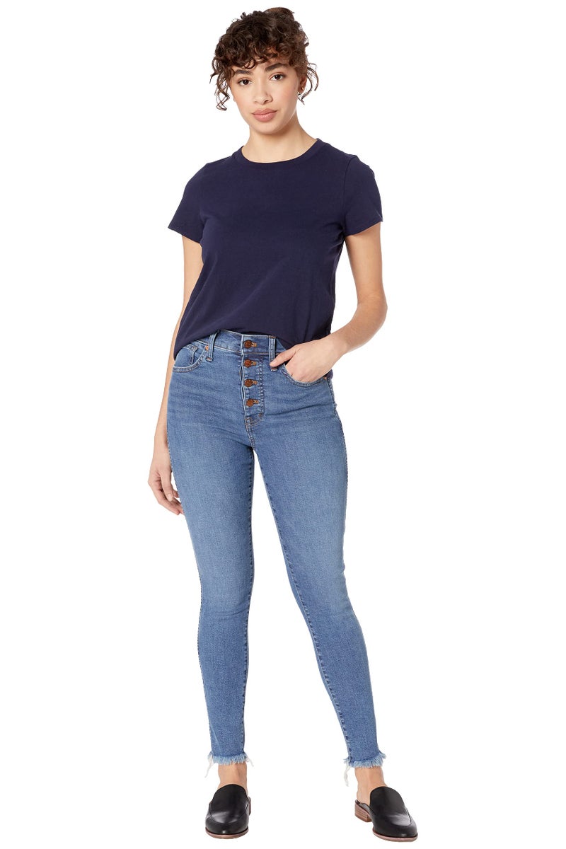 Made Well Madewell Womens Northside Vintage Tee Juniper Berry Small - Image 5