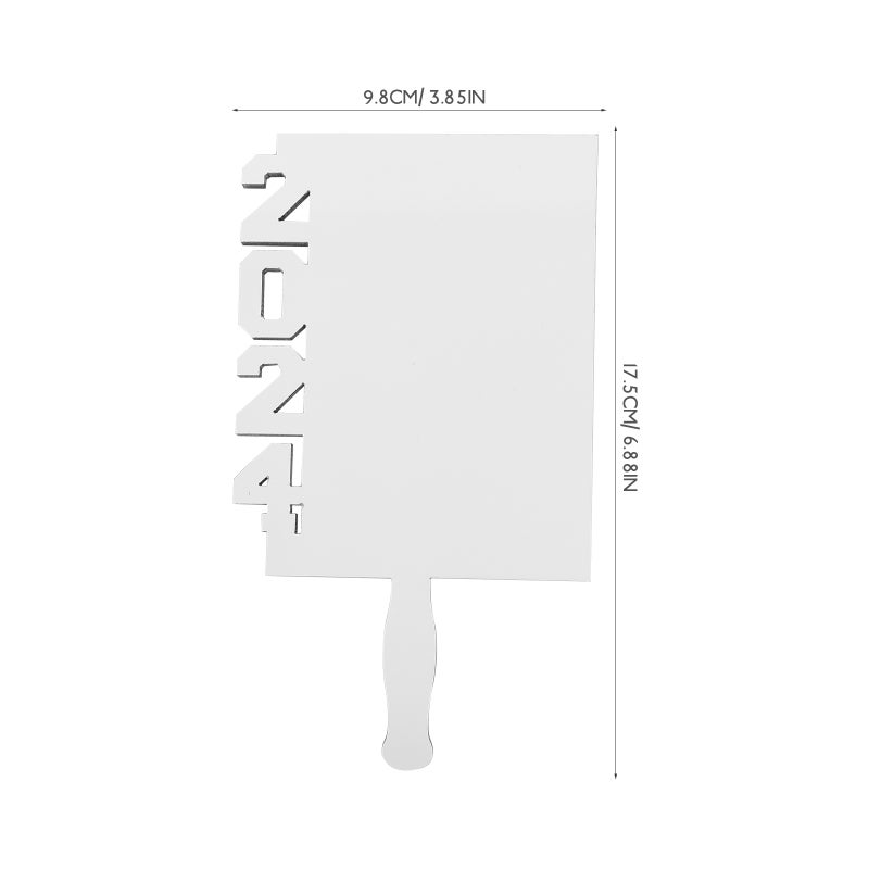 5pcs Sublimation Photo Frame Handheld Blank Photo Frame 2024 Graduation Picture Holder - Image 2