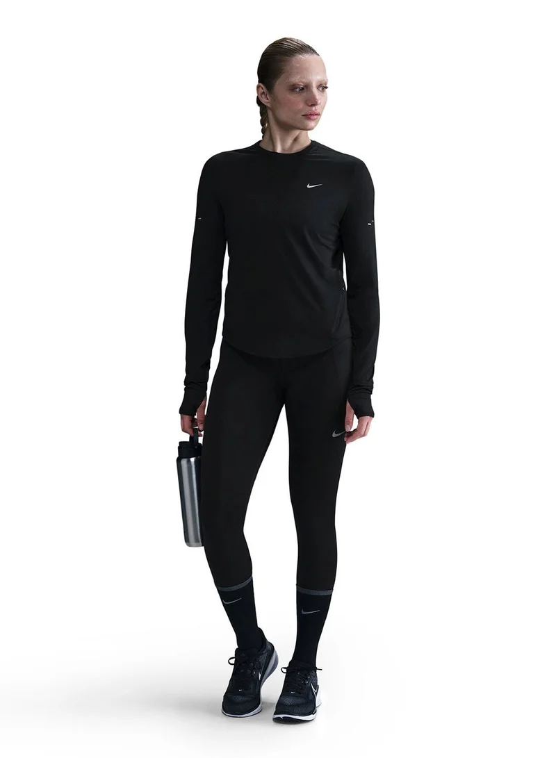 Nike BLACK W NK SWIFT DF UV LS CRW for Women | Best Price UAE