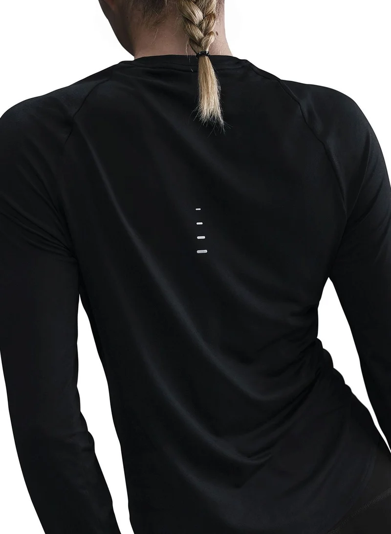 Nike BLACK W NK SWIFT DF UV LS CRW for Women | Best Price UAE
