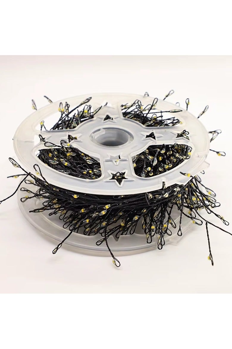 أضواء خرافية LED بطول 20 مترًا على شكل مفرقعة نارية وسلسلة من النجوم لتزيين غرفة النوم والحفلات وشجرة الكريسماس وسلسلة من الأضواء المقاومة للماء - Image 1