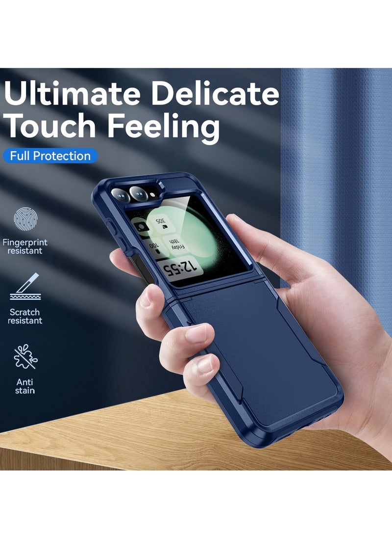 TEAM LUXURY Compatible with Samsung Z Flip 6 5G Fashionable phone case, foldable screen full package integrated rear case for Z Flip 6  - Image 2